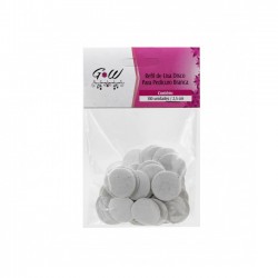 REFIL DE LIXA DISCO PARA PEDICURE BRANCA